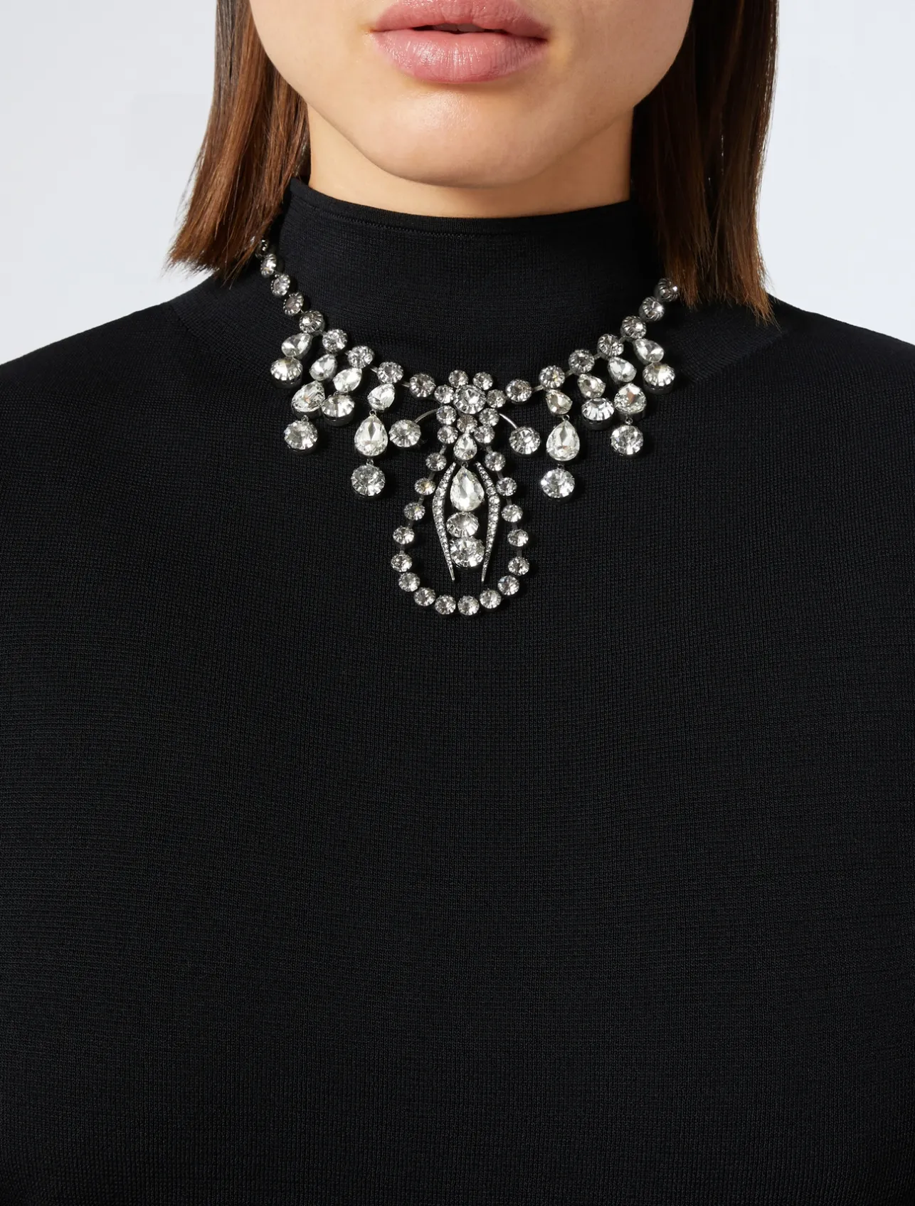 Online Marina Rinaldi Viscose sweater BLACK