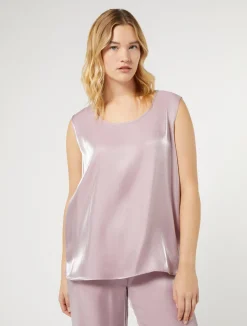Fashion Marina Rinaldi Viscose top PINK