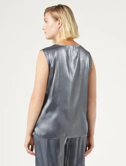 Hot Marina Rinaldi Viscose top ULTRAMARINE