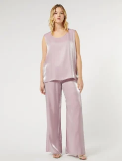 New Marina Rinaldi Viscose trousers PINK
