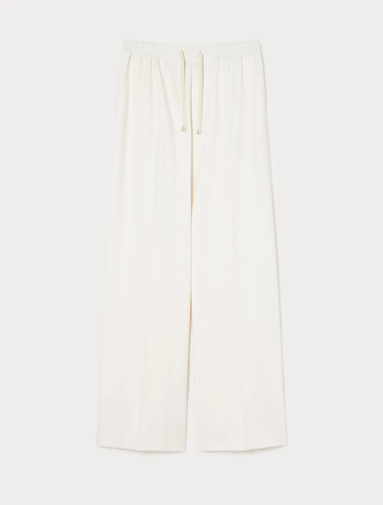 Fashion Marina Rinaldi Viscose twill trousers IVORY