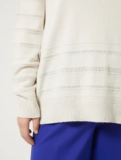 Hot Marina Rinaldi Viscose, wool and cashmere sweater ALBINO