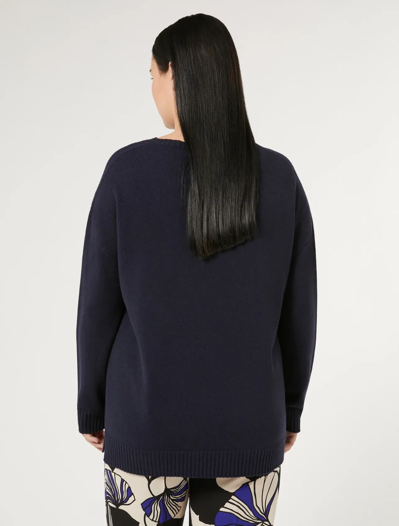 Hot Marina Rinaldi Viscose, wool and cashmere sweater ULTRAMARINE