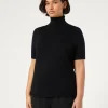 Clearance Marina Rinaldi Viscose yarn sweater BLACK