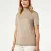 Discount Marina Rinaldi Viscose yarn sweater BEIGE