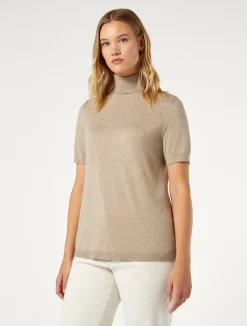 Discount Marina Rinaldi Viscose yarn sweater BEIGE