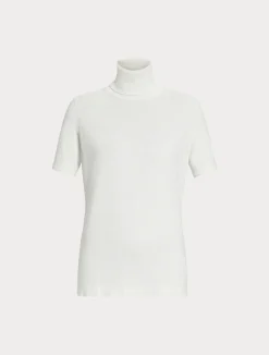Sale Marina Rinaldi Viscose yarn sweater WHITE