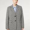 Outlet Marina Rinaldi Viscose-blend blazer jacket BLACK