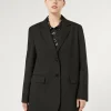 Outlet Marina Rinaldi Viscose-blend blazer jacket BLACK