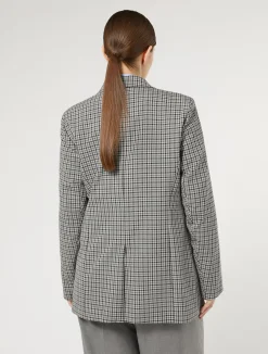 Outlet Marina Rinaldi Viscose-blend blazer jacket BLACK