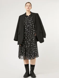 Outlet Marina Rinaldi Viscose-blend blazer jacket BLACK