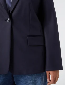 Sale Marina Rinaldi Viscose-blend twill jacket NAVY