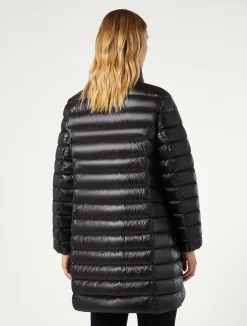 Hot Marina Rinaldi Water-repellent canvas down jacket BLACK