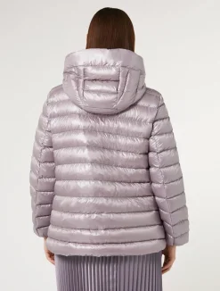 Best Marina Rinaldi Water-repellent canvas down jacket LAVENDER