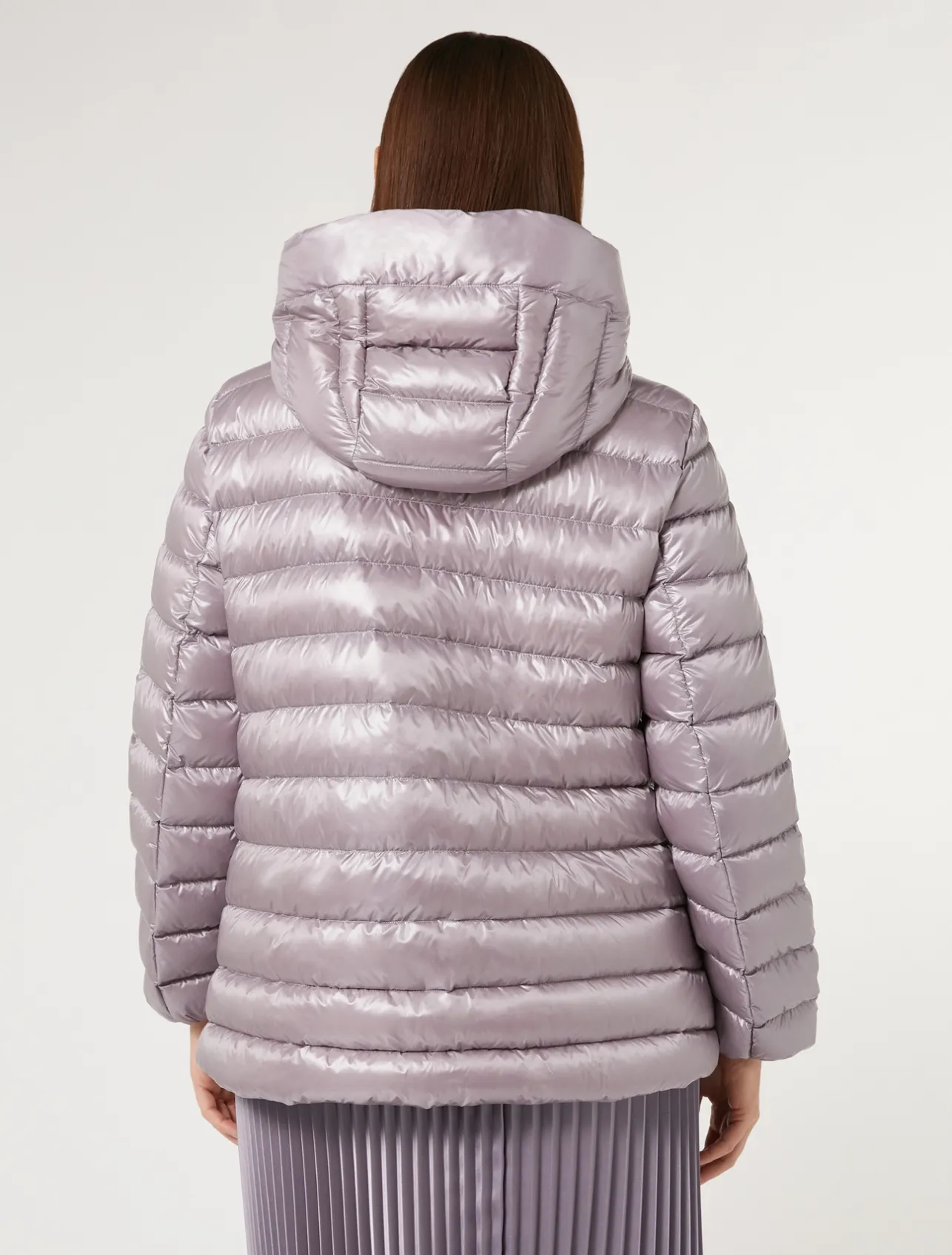 Best Marina Rinaldi Water-repellent canvas down jacket LAVENDER