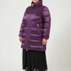 Best Marina Rinaldi water-repellent down jacket PLUM