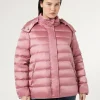 Clearance Marina Rinaldi Water-repellent nylon canvas jacket ANTIQUEROSE
