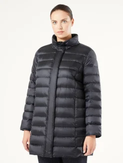 Hot Marina Rinaldi Water-repellent nylon canvas down jacket ULTRAMARINE