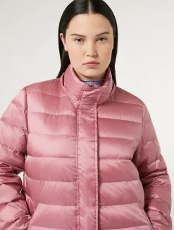 Clearance Marina Rinaldi Water-repellent nylon canvas jacket ANTIQUEROSE