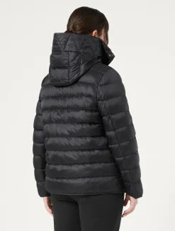 Sale Marina Rinaldi Water-repellent nylon canvas jacket BLACK