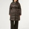 Best Marina Rinaldi Water-repellent nylon fabric puffer jacket DARKBOWN
