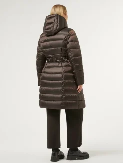 Best Marina Rinaldi Water-repellent nylon fabric puffer jacket DARKBOWN