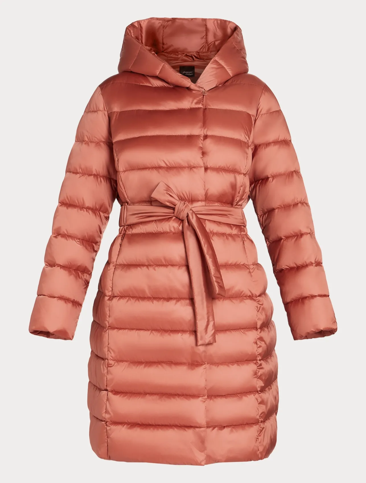 Clearance Marina Rinaldi Water-repellent nylon fabric puffer jacket TERRACOTTA