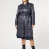 New Marina Rinaldi Water-repellent padded coat MIDNIGHTBLUE