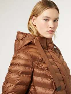 Online Marina Rinaldi Water-repellent padded coat BROWN