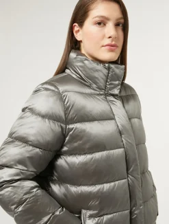 Online Marina Rinaldi Water-repellent padded coat MEDIUMGREY