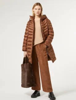 Online Marina Rinaldi Water-repellent padded coat BROWN