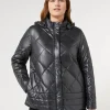 Discount Marina Rinaldi Water-repellent technical canvas jacket BLACK