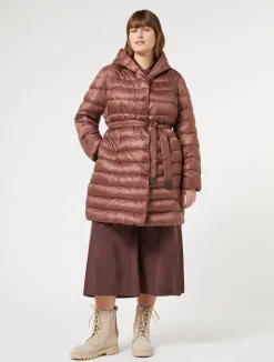 Clearance Marina Rinaldi Water-repellent technical canvas down jacket FARD