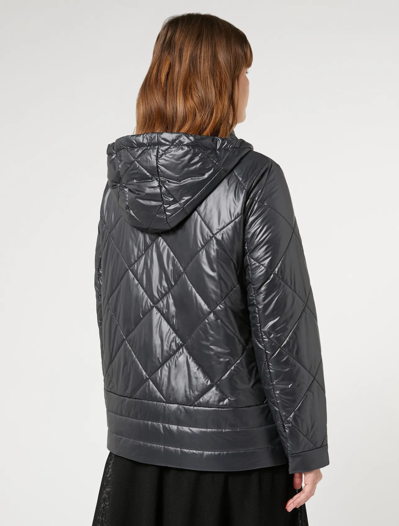 Discount Marina Rinaldi Water-repellent technical canvas jacket BLACK