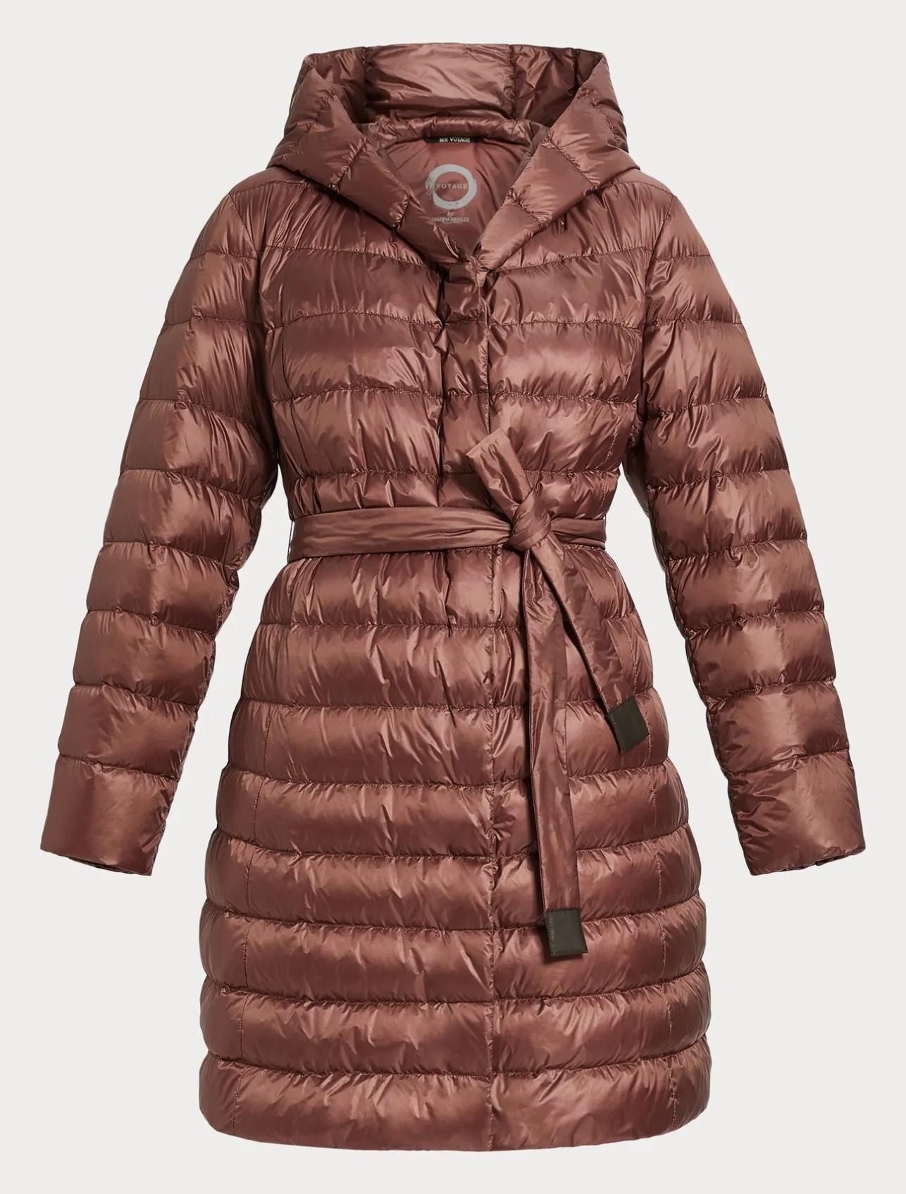 Clearance Marina Rinaldi Water-repellent technical canvas down jacket FARD