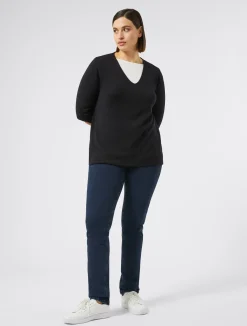 Outlet Marina Rinaldi Wonder-fit compact denim jeans MIDNIGHTBLUE