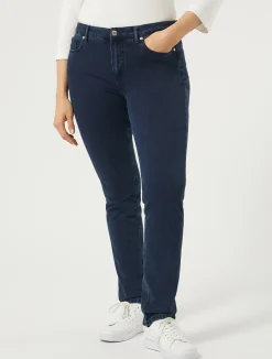 Outlet Marina Rinaldi Wonder-fit compact denim jeans MIDNIGHTBLUE