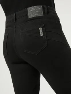 New Marina Rinaldi Wonder-fit compact denim jeans BLACK