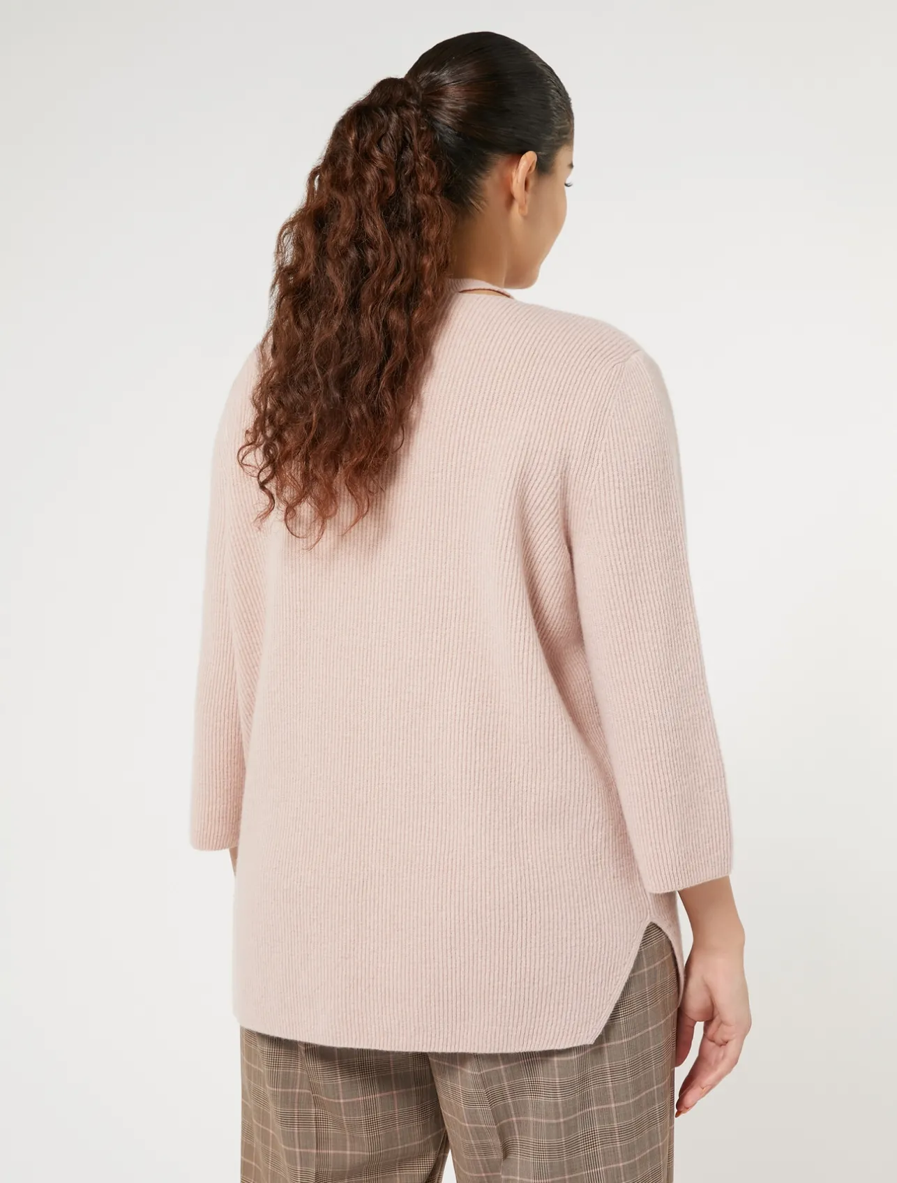 Outlet Marina Rinaldi Wool and cashmere sweater PINK