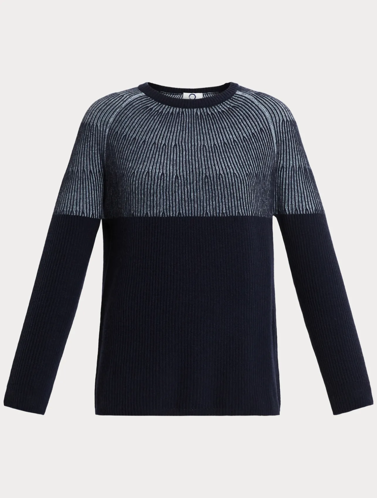 Fashion Marina Rinaldi Wool and cashmere-blend sweater MIDNIGHTBLUE
