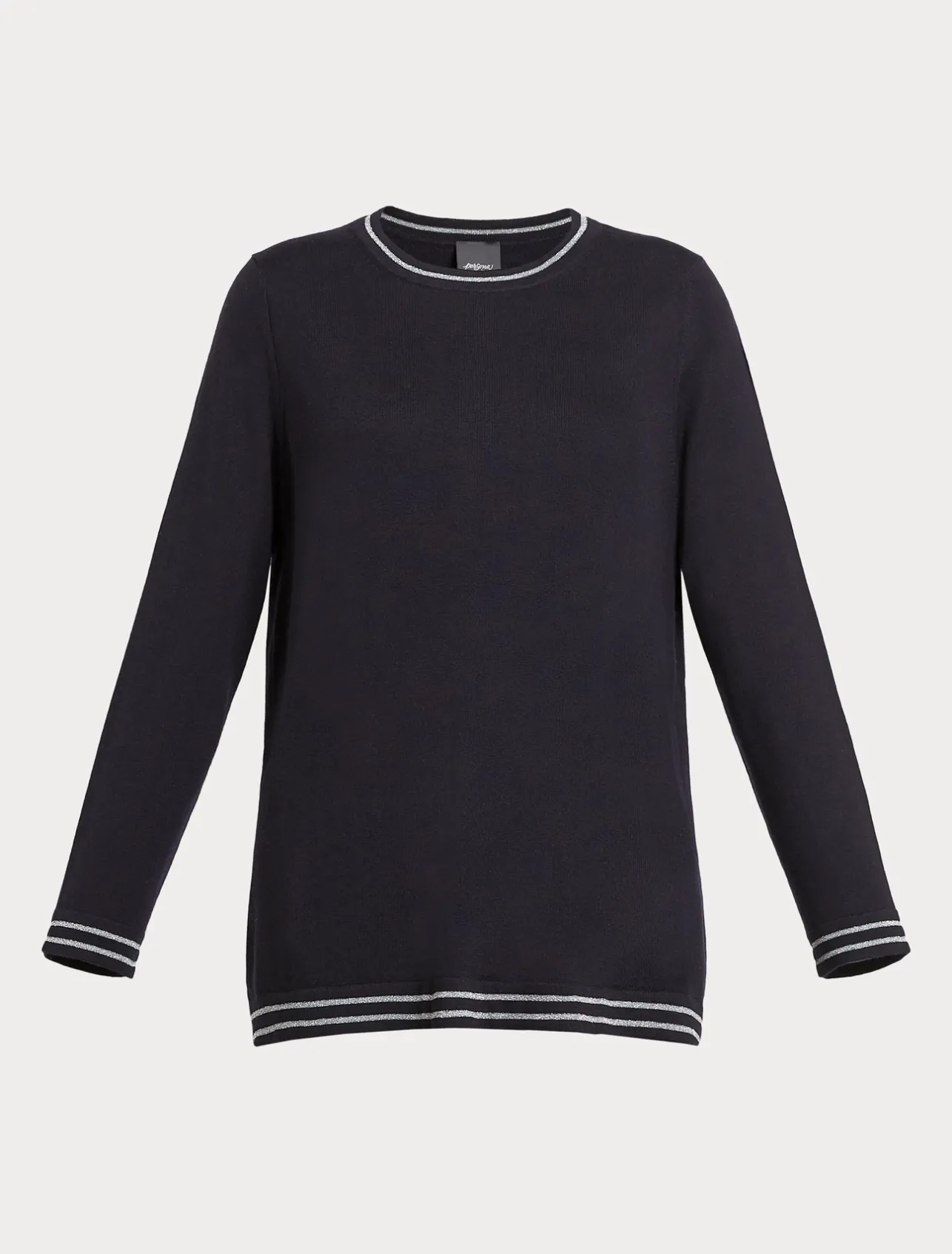 Hot Marina Rinaldi Wool and lurex jumper MIDNIGHTBLUE