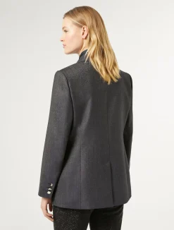 Fashion Marina Rinaldi Wool and silk blazer BLUEJEANS
