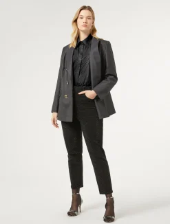 Fashion Marina Rinaldi Wool and silk blazer BLUEJEANS