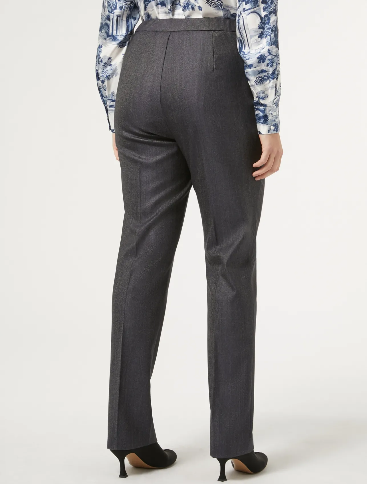 Outlet Marina Rinaldi Wool and silk trousers BLUEJEANS
