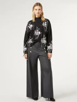 Hot Marina Rinaldi Wool and silk trousers BLUEJEANS