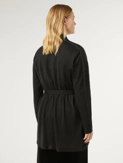 Best Marina Rinaldi Wool blend cardigan BLACK