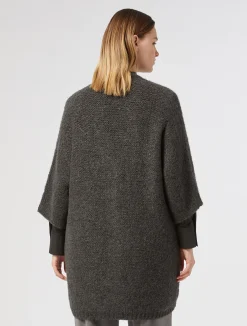 Fashion Marina Rinaldi Wool blend cardigan MEDIUMGREY