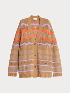 Hot Marina Rinaldi Wool blend cardigan HAZELNUTBROWN