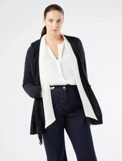 Best Marina Rinaldi Wool blend cardigan MIDNIGHTBLUE