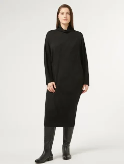 Clearance Marina Rinaldi Wool blend dress BLACK